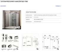 Okucia - zabudowy prysznicowe przesuwne warszawa