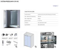 Okucia - zabudowy prysznicowe przesuwne warszawa